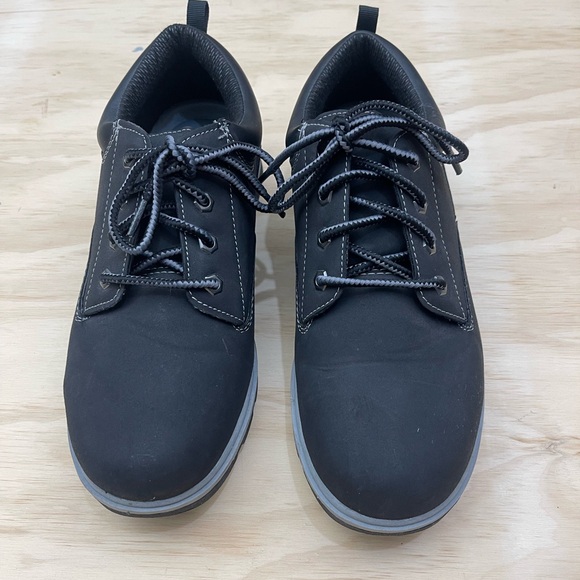 George Men’s Black Oxford Work Shoes - Picture 3 of 6